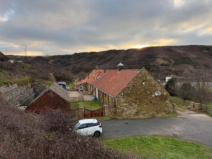 A house with a car parked in front of it

AI-generated content may be incorrect.